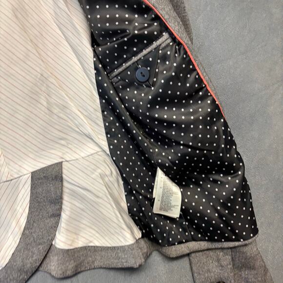 H&M Tailored Gray Blazer – Women’s Size 4 Career Work Jacket Lightweight Modern - Picture 10 of 14